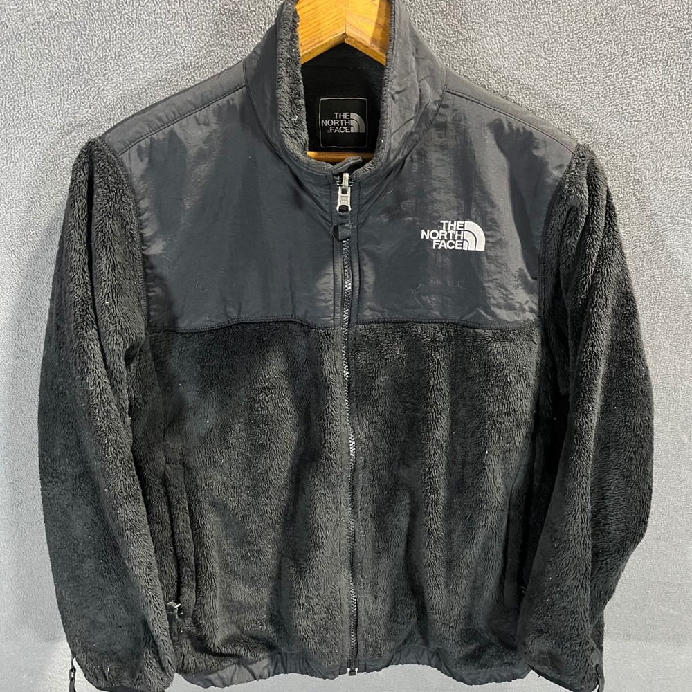 The North Face Girls Denali High Pile Fleece Jacket Black Size Large L G